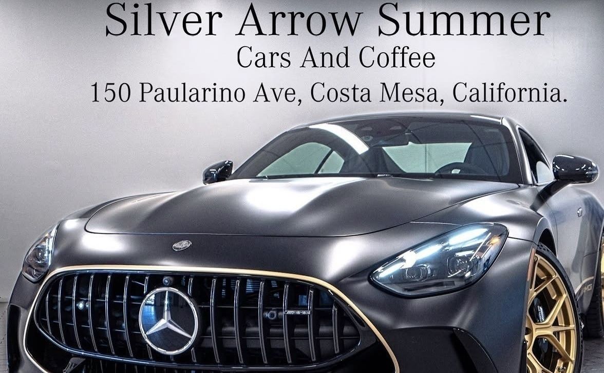 Silver Arrow Car Meet partial flyer July 2026